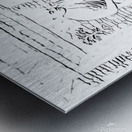 Buddha Serving To The Old Man by Binod Dawadi .jp Metal print