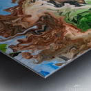 Abstract 206 by Binod Dawadi Metal print