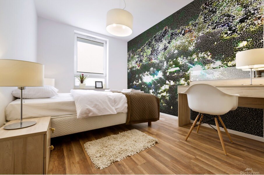 City Scape At Night 4 by  Binod Dawadi Mural print