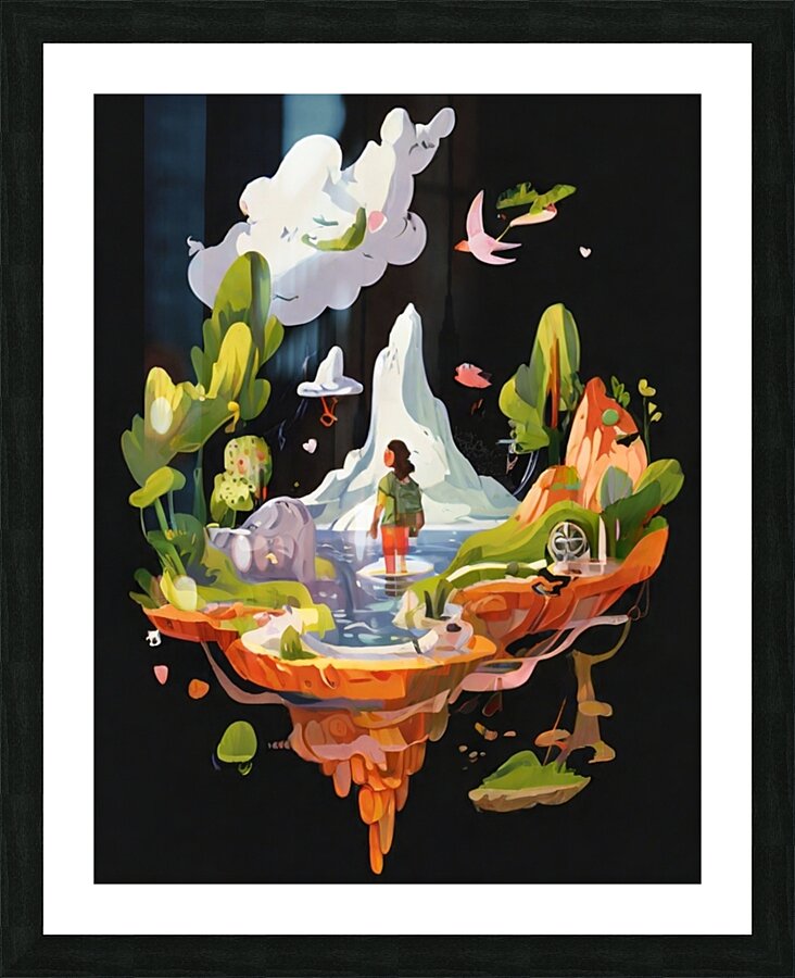 Utopia  2 Picture Frame print