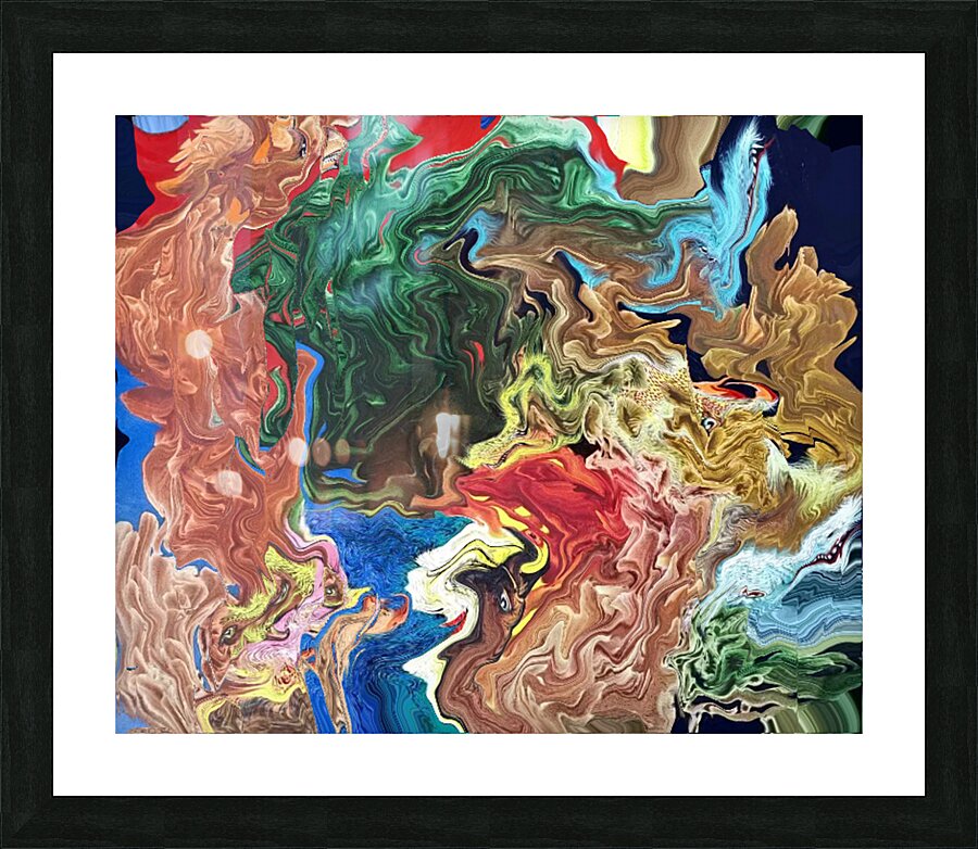 Abstract 51 by Binod Dawadi Picture Frame print