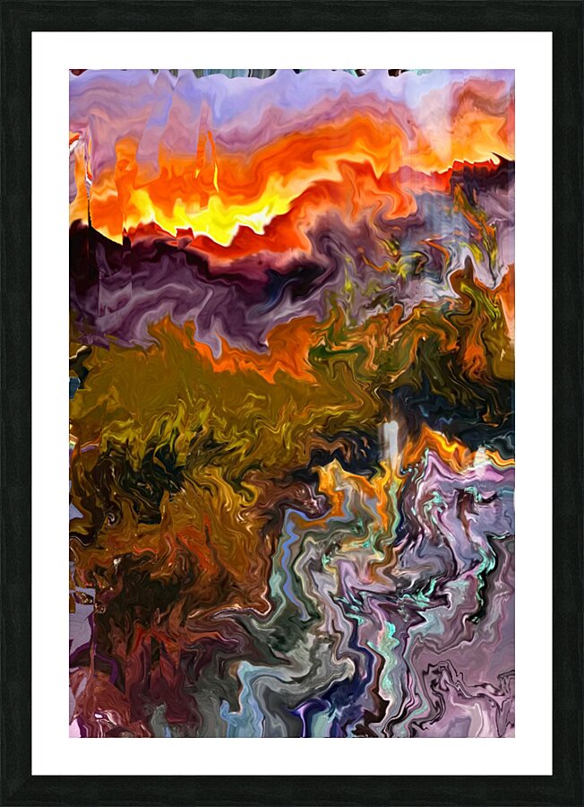 Abstract 109 by Binod Dawadi Picture Frame print