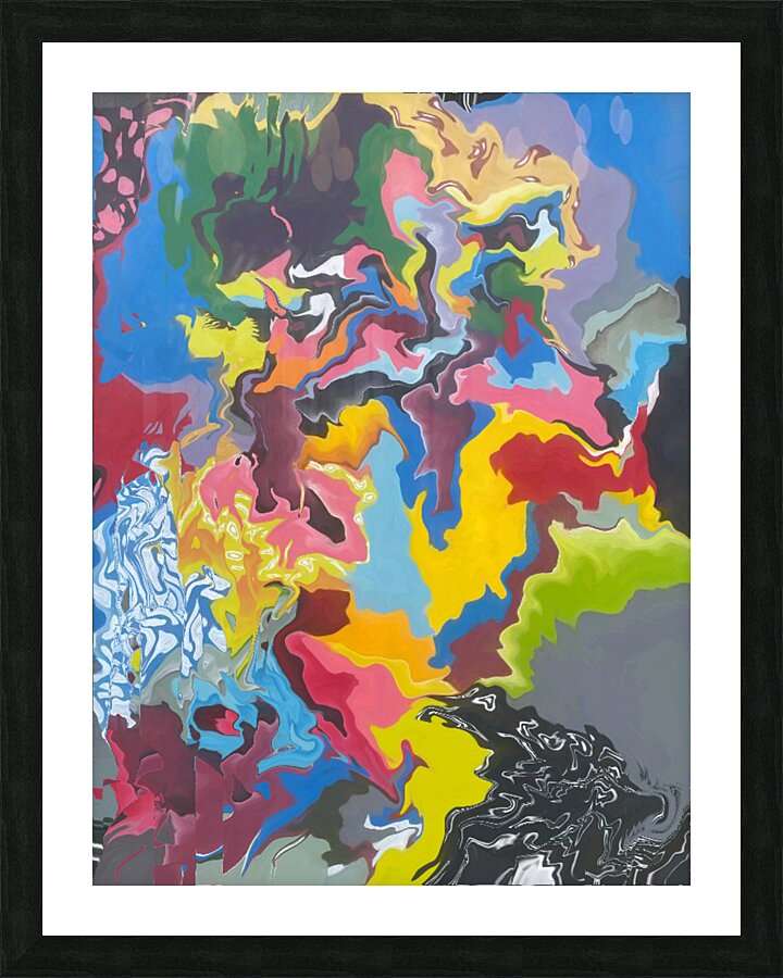 Abstract 78 by Binod Dawadi Picture Frame print