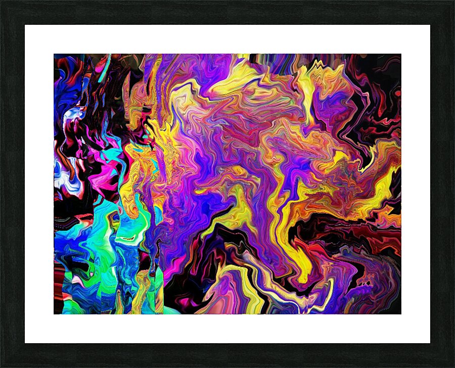 Abstract 106 by Binod Dawadi Picture Frame print