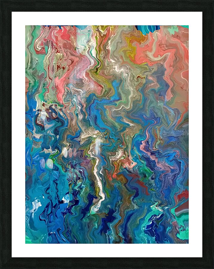 Abstract 34 by Binod Dawadi Picture Frame print