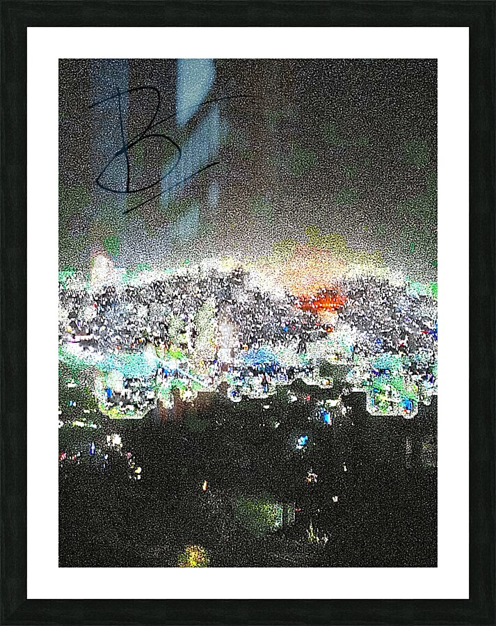 Cityscape by Binod Dawadi Picture Frame print