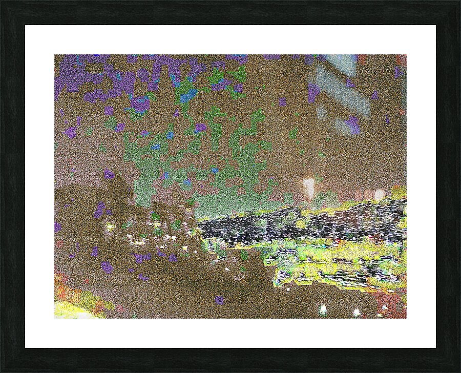 City Scape At Night 69 by Binod Dawadi Picture Frame print