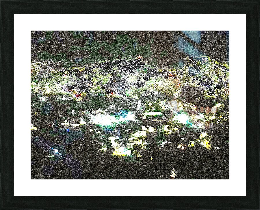 City Scape At Night 4 by  Binod Dawadi Picture Frame print