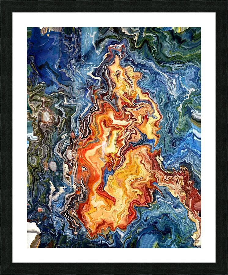 Abstract  62 by Binod Dawadi    Copy 2 Picture Frame print