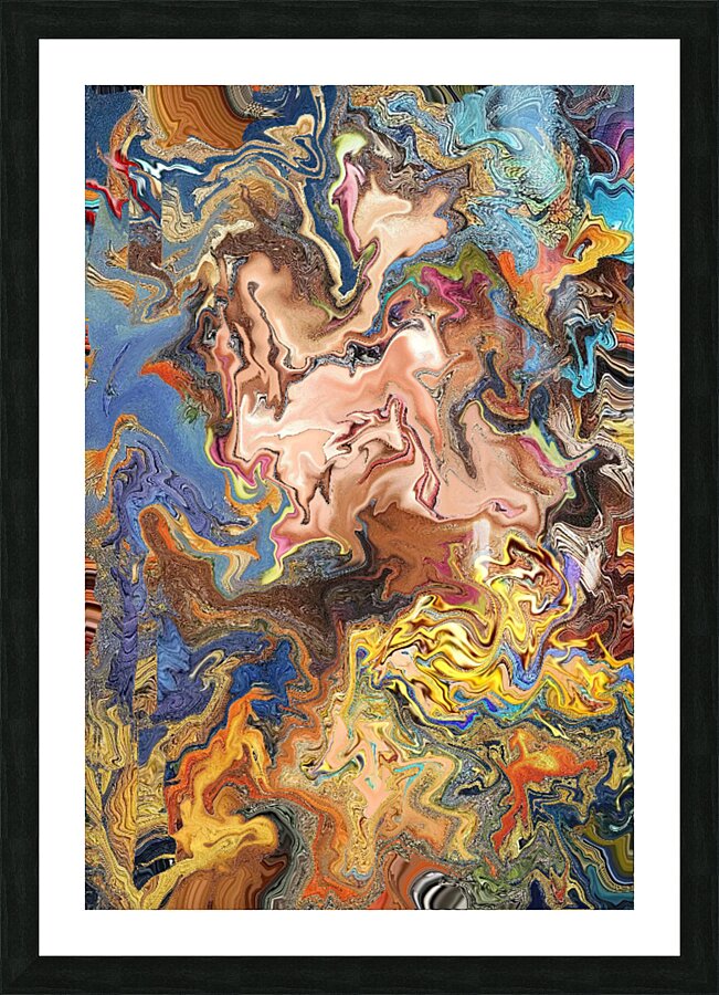 Abstract 323 by Binod Dawadi Picture Frame print