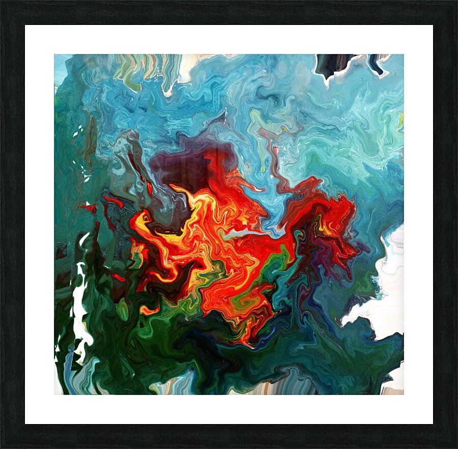 Abstract 84 by Binod Dawadi Picture Frame print