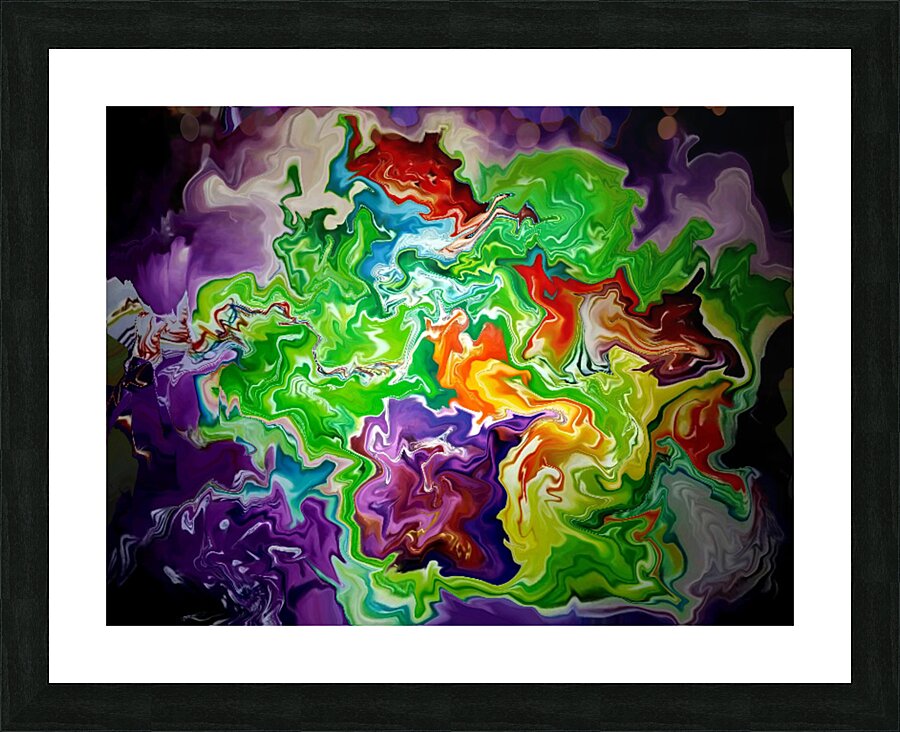 Abstract 286 by Binod Dawadi Picture Frame print