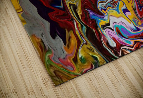 Abstract Painting 9 by Binod Dawadi Binod Dawadi puzzle