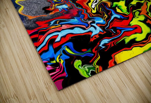 Abstract Painting 4 by Binod Dawadi Binod Dawadi puzzle