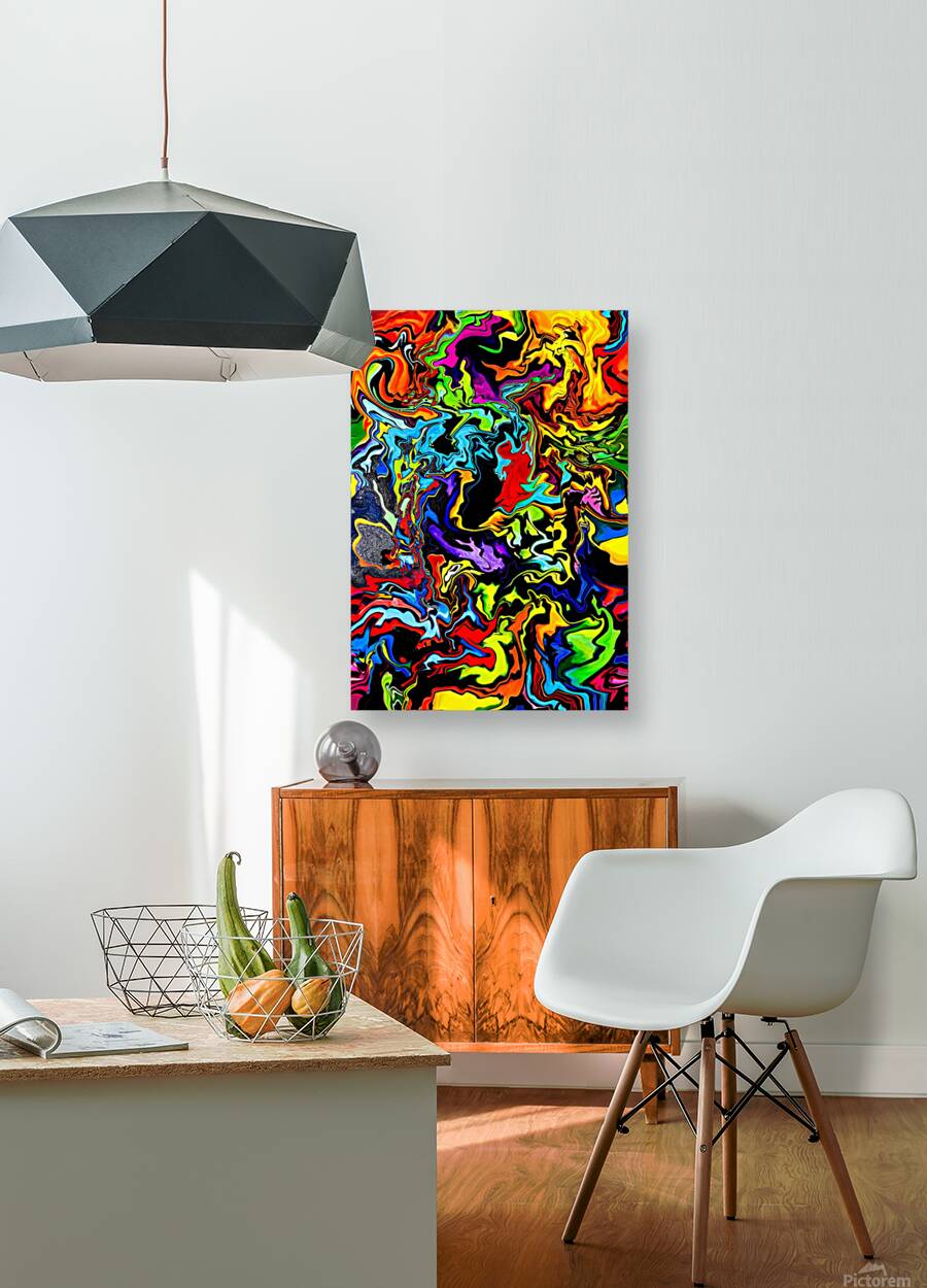 Abstract Painting 4 by Binod Dawadi Reproduction