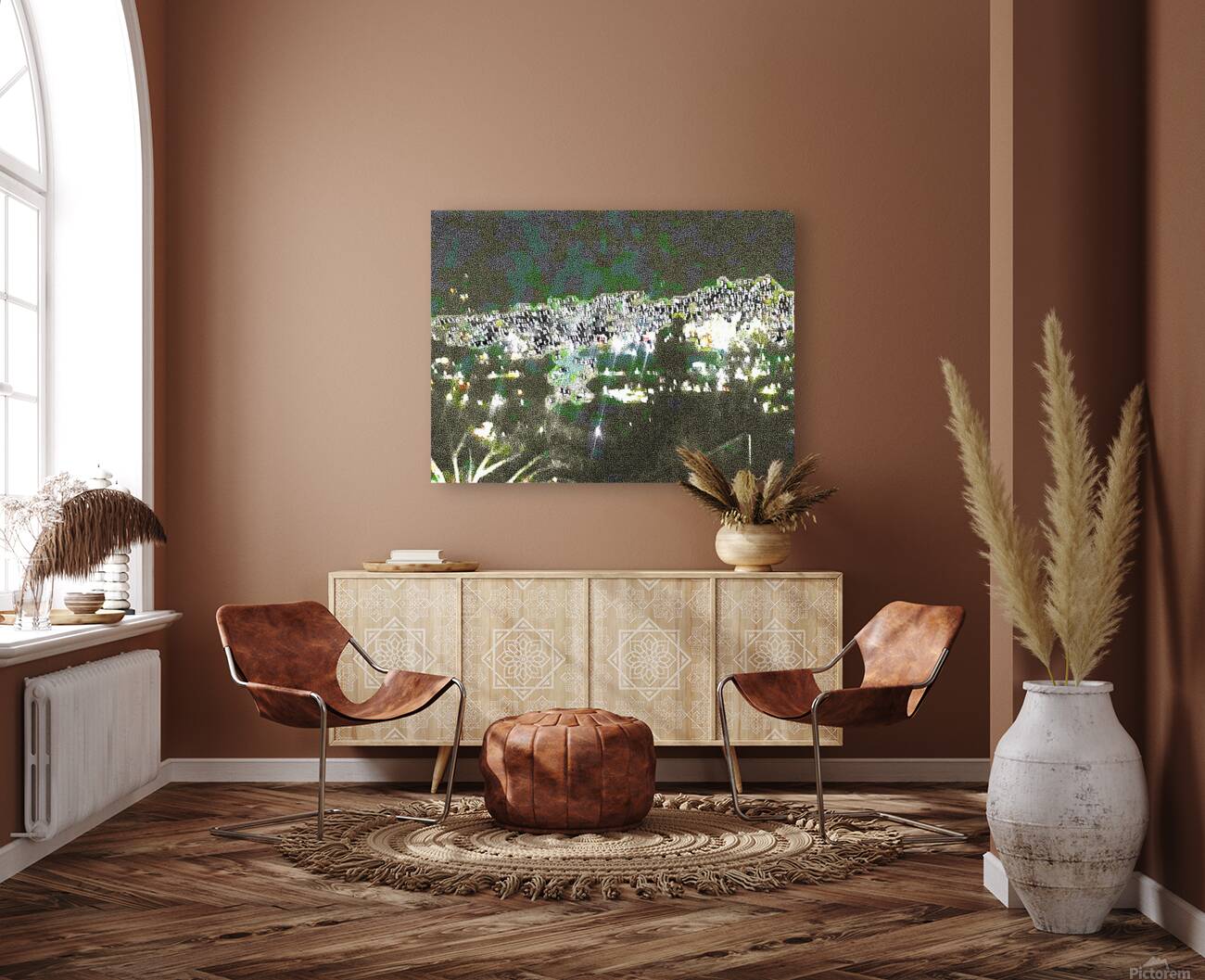 City Scape At Night 109 by Binod Dawadi Reproduction