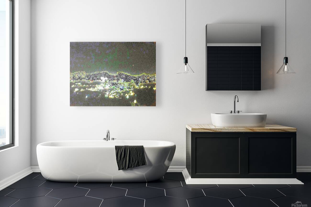 City Scape At Night 66 by Binod Dawadi Reproduction