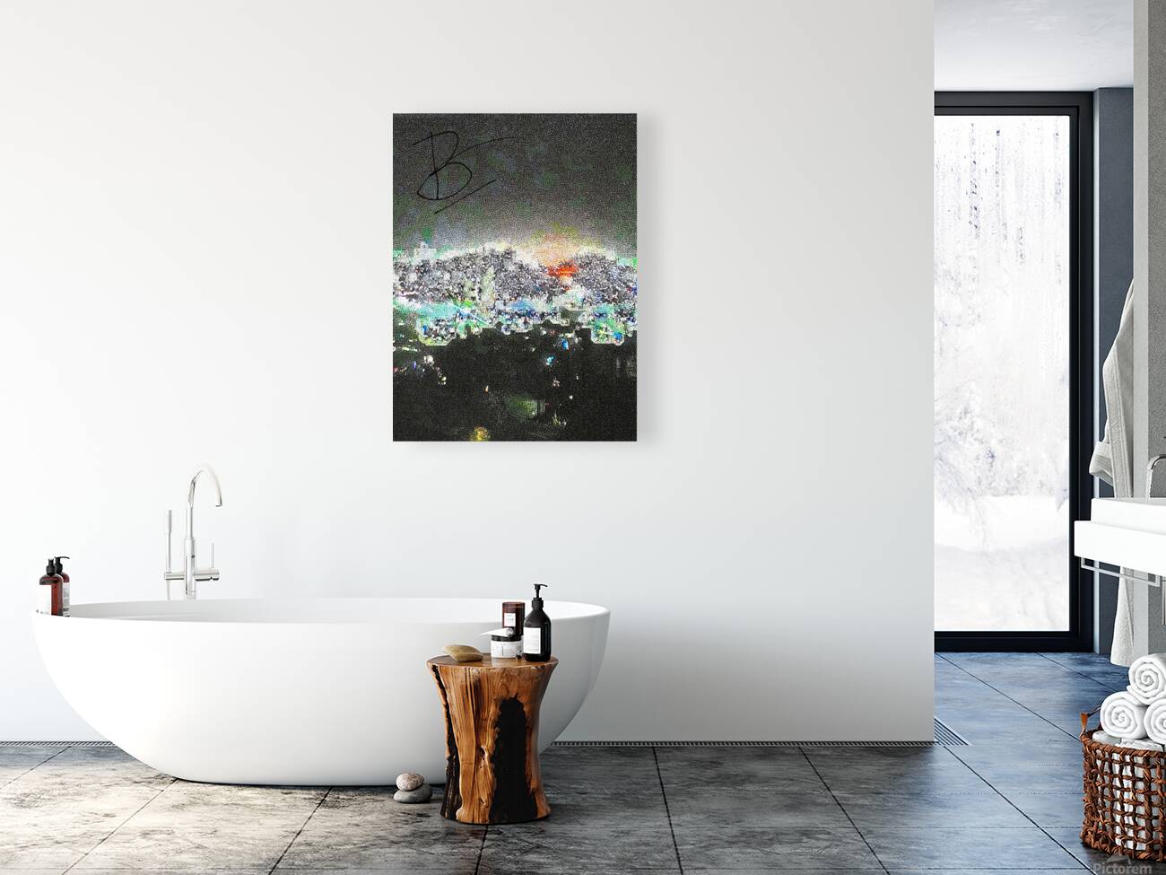 Cityscape by Binod Dawadi Reproduction