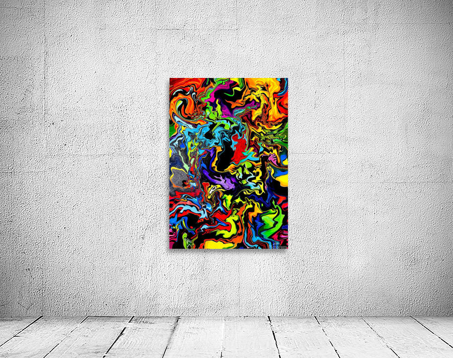 Abstract Painting 4 by Binod Dawadi Wall Preview