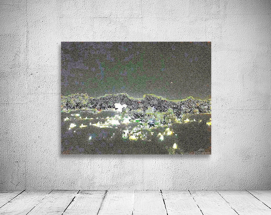 City Scape At Night 66 by Binod Dawadi Wall Preview