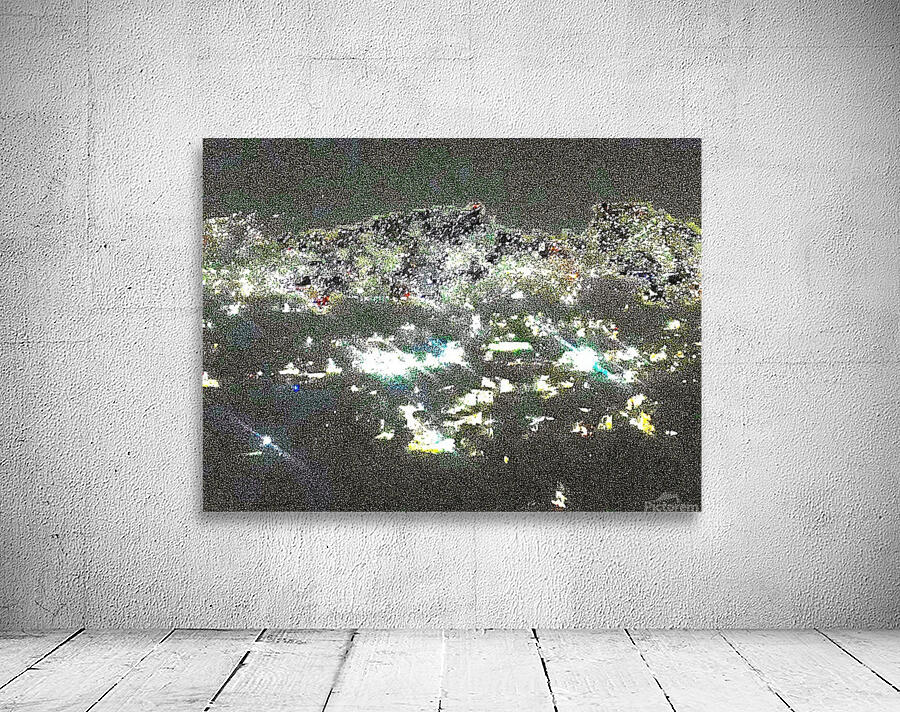 City Scape At Night 4 by  Binod Dawadi Wall Preview