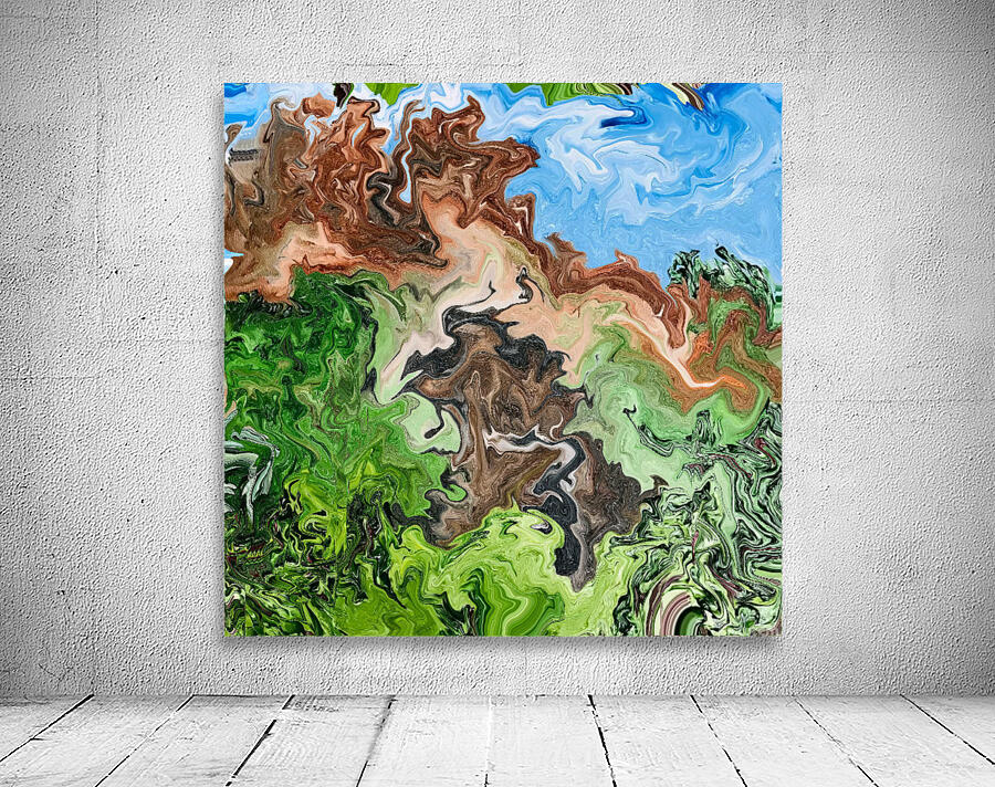 Abstract 206 by Binod Dawadi Wall Preview