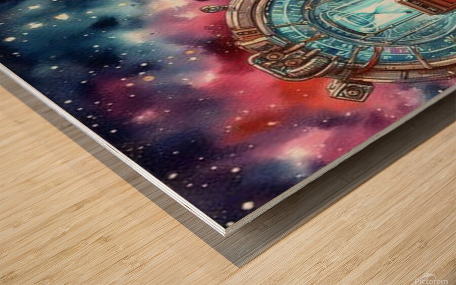 Unknown World Wood print