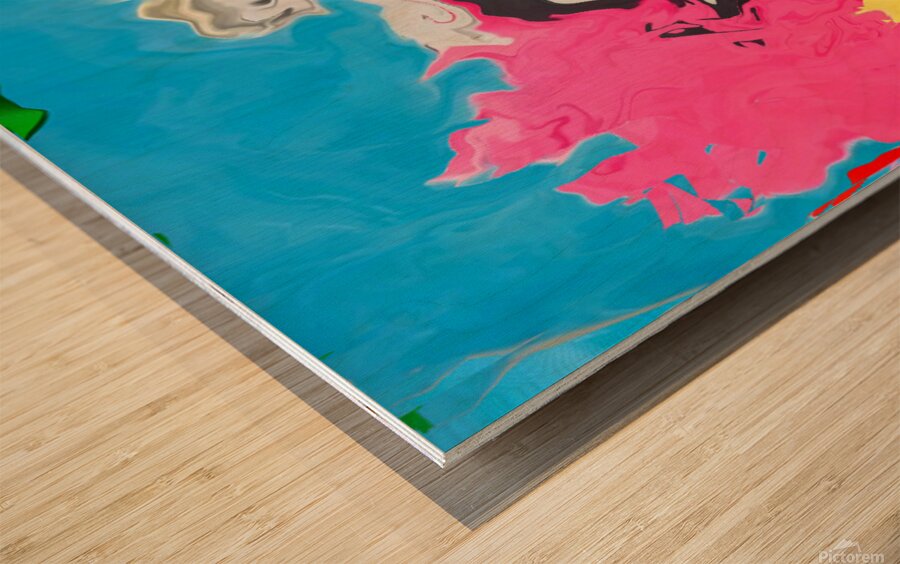 Abstract 57 by Binod Dawadi Wood print