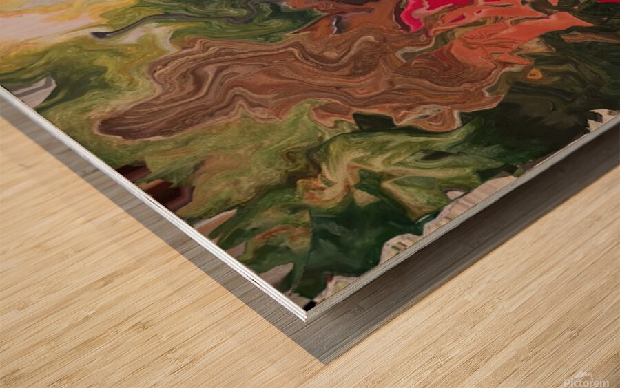 Abstract 53 by Binod Dawadi Wood print