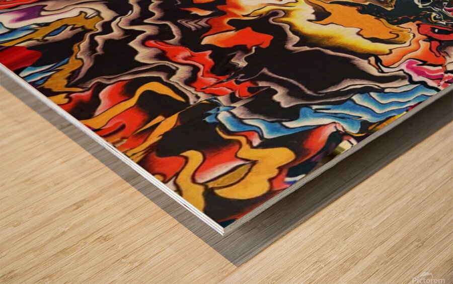 Abstract 30 by Binod Dawadi Wood print