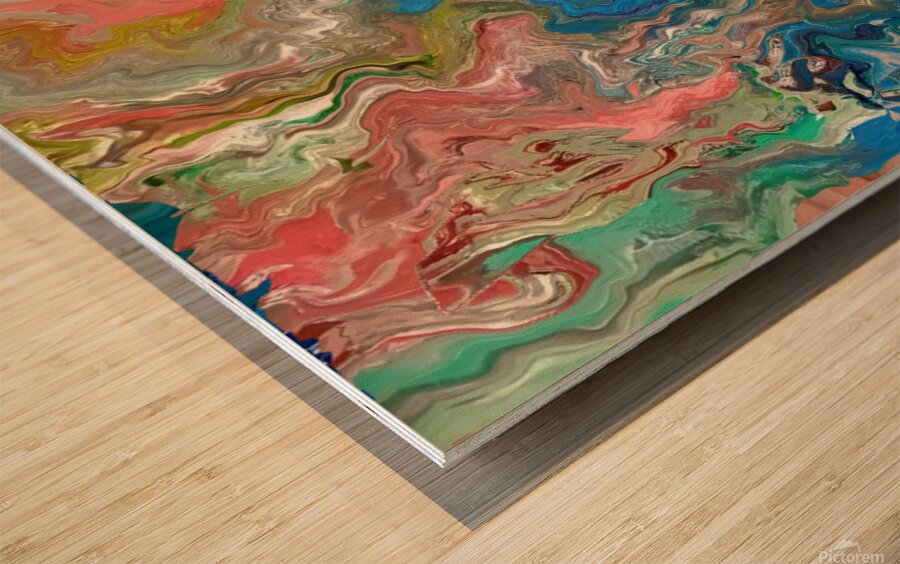 Abstract 34 by Binod Dawadi Wood print