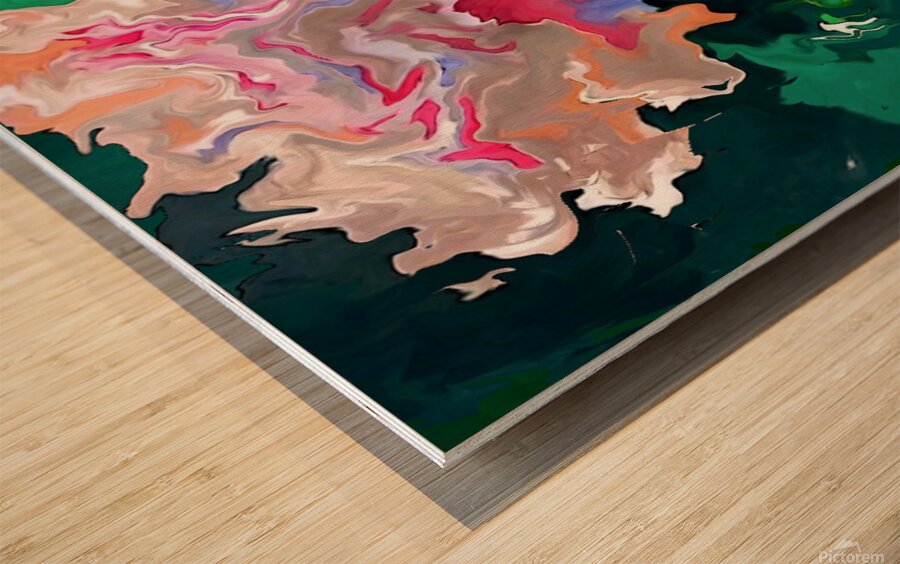 Abstract 35 by Binod Dawadi Wood print