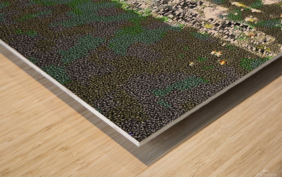 City Scape At Night 109 by Binod Dawadi Wood print