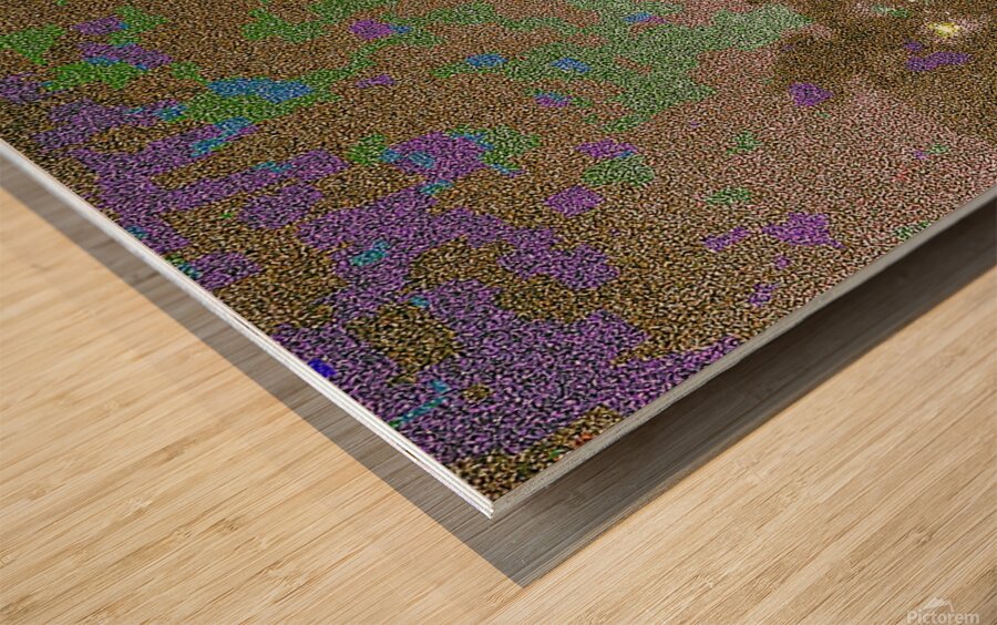 City Scape At Night 69 by Binod Dawadi Wood print