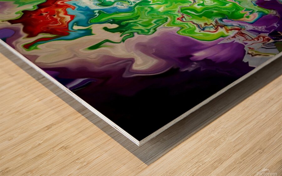 Abstract 286 by Binod Dawadi Wood print