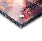 Surreal Autumn Landscape – Dreamlike Sunset Over a Mystical Forest Acrylic print