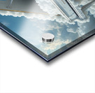 Heavenly Grand Piano Floating in the Clouds – Surreal Dreamlike Art Acrylic print