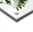 Charming White Orchid Arrangement in Sleek Vase Acrylic print