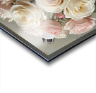 Elegant Bouquet of Pink and Cream Roses – Romantic Floral Arrangement Acrylic print