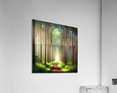 Enchanting Forest Pathway: A Serene Walk Through Nature Acrylic Print