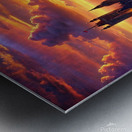 Stunning Sunset Over London – Big Ben & Thames River in Golden Light Metal print