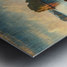 Scenic Coastal Landscape with Majestic Cliffs and Turquoise Waters Metal print