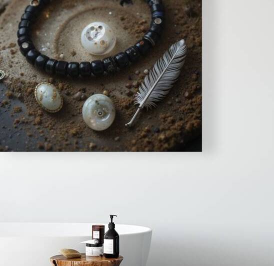 Elegant Black Beaded Bracelet with Vintage Elements – A Timeless Bohemian by Carole Bally