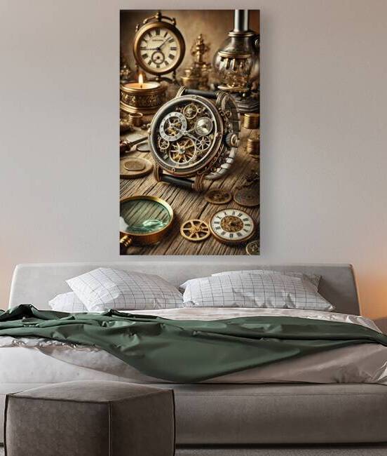 Steampunk Masterpiece – A Luxurious Vintage Timepiece by Carole Bally