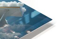 Heavenly Grand Piano Floating in the Clouds – Surreal Dreamlike Art HD Metal print