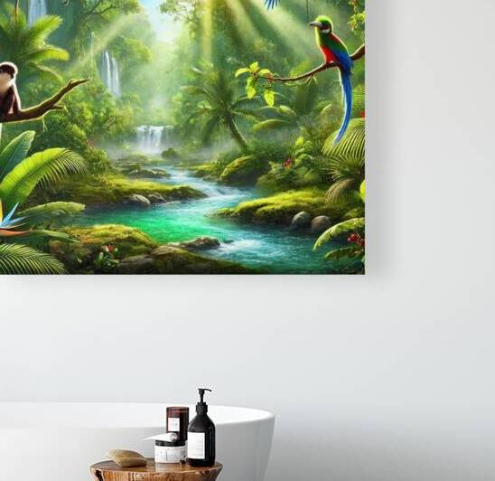 nto the Heart of the Jungle: Explore Nature’s Hidden Paradise  by Velora Art