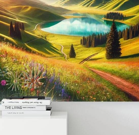 Scenic Wonders: A Stunning Landscape View by Velora Art
