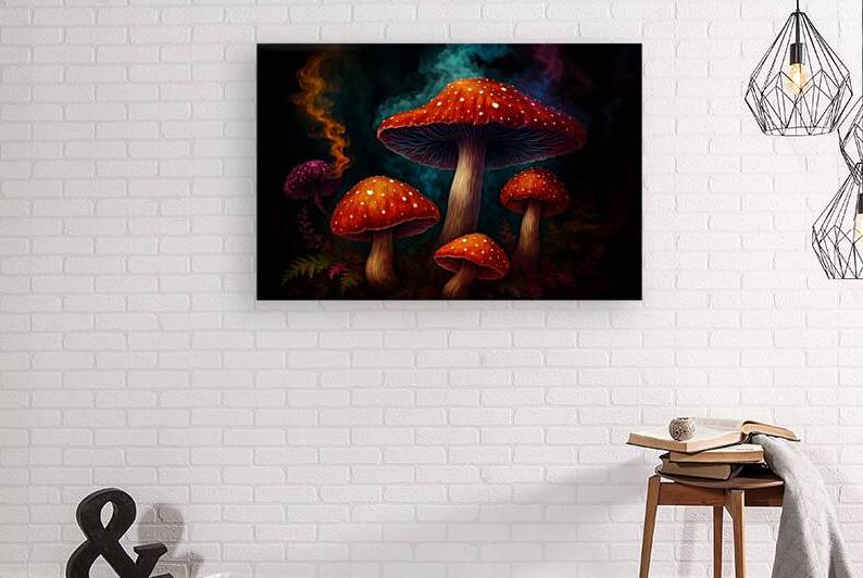 Magic Mushrooms by Velora Art