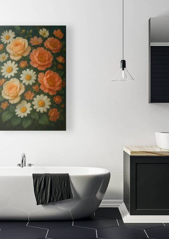 Blooming Harmony: A Garden’s Embrace by Velora Art