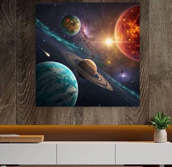 Journey Through the Cosmos by Velora Art